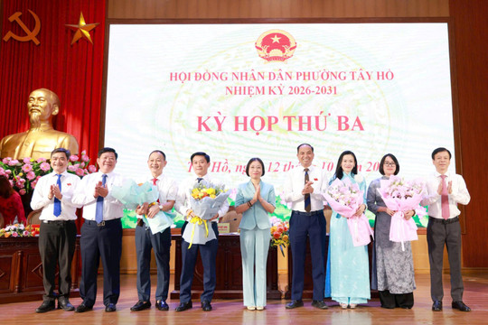 Phường Tây Hồ sắp xếp bộ máy, bổ sung 6 dự án vào kế hoạch đầu tư công