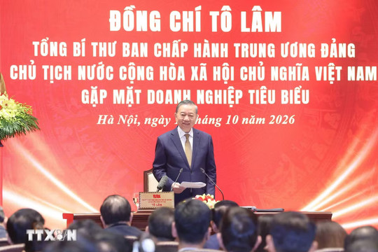 Tổng Bí thư, Chủ tịch nước Tô Lâm: Đất nước hùng cường là điểm tựa để doanh nghiệp vươn xa