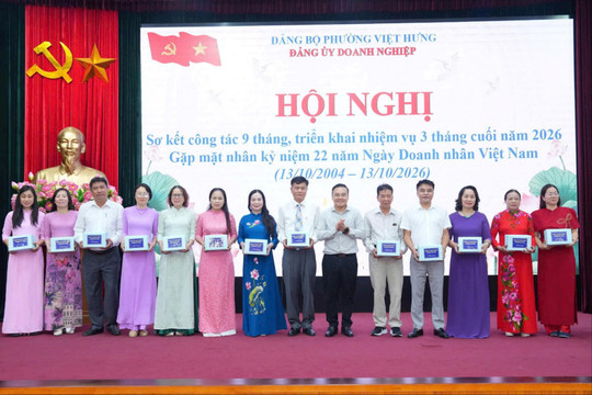 Phường Việt Hưng đồng hành cùng doanh nhân phát triển bền vững