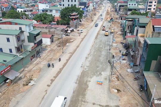 Dần lộ diện hình hài Quốc lộ 21B sau nâng cấp, mở rộng