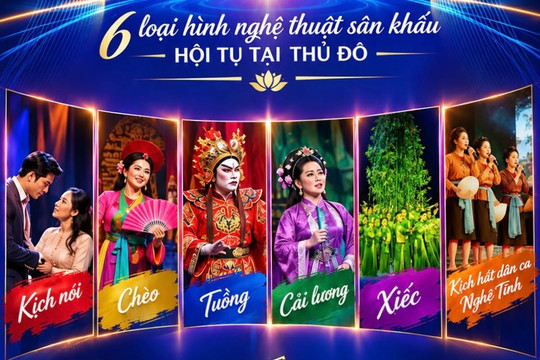 Hôm nay (13-10) phát vé Liên hoan Sân khấu Hà Nội mở rộng 2026 miễn phí