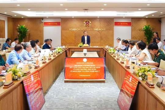 29 công trình được đề nghị xét Giải thưởng Hồ Chí Minh và Giải thưởng Nhà nước về khoa học và công nghệ đợt 7