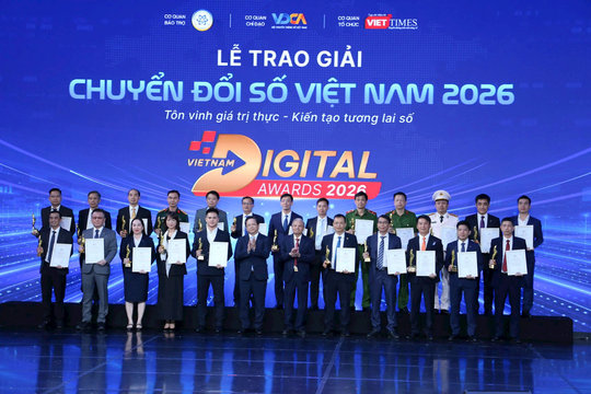 Trao giải thưởng Chuyển đổi số Việt Nam 2026