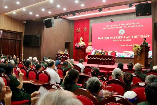 Đại hội Hội Cựu thanh niên xung phong phường Chương Mỹ lần thứ I
