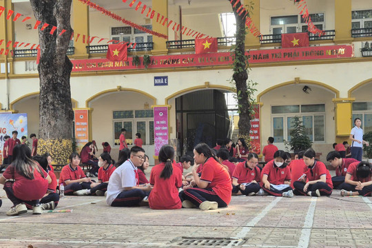 Các trường công lập Hoàng Liệt lọt tốp đầu bình chọn “Trường học hạnh phúc 2026”