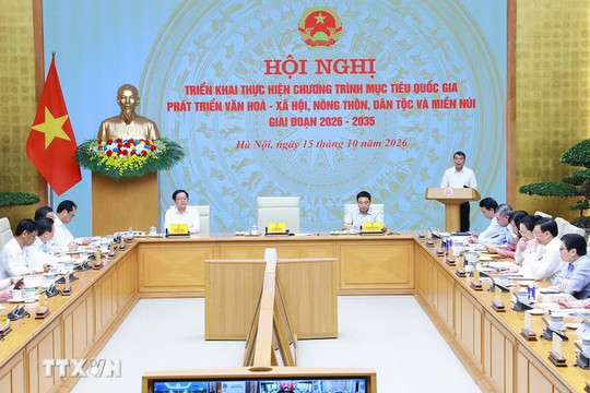 Thủ tướng Lê Minh Hưng yêu cầu: Tập trung đẩy nhanh tiến độ thực hiện, giải ngân nguồn vốn Chương trình mục tiêu quốc gia