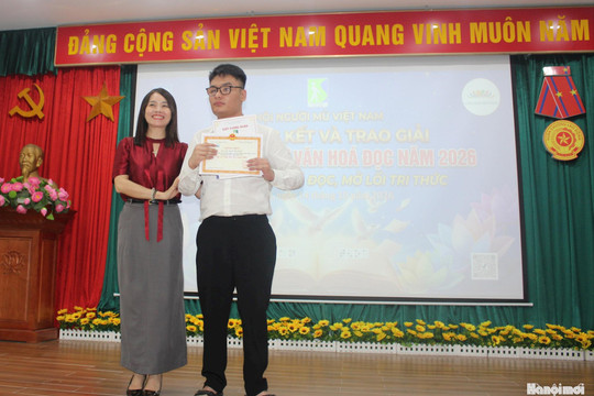 Trao giải cuộc thi Đại sứ văn hóa đọc năm 2026: Lan tỏa văn hóa đọc, mở lối tri thức