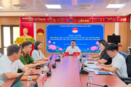 Phường Kim Liên tăng cường đối thoại, nâng cao hiệu quả cải cách hành chính