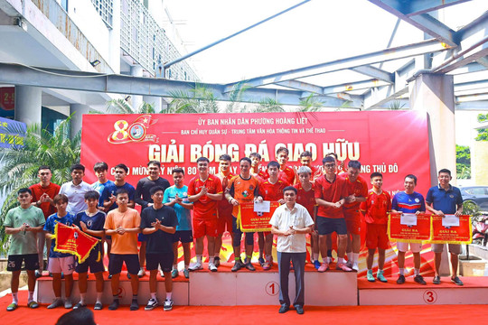 Phường Hoàng Liệt tổ chức nhiều hoạt động kỷ niệm 80 năm Ngày truyền thống Lực lượng vũ trang Thủ đô