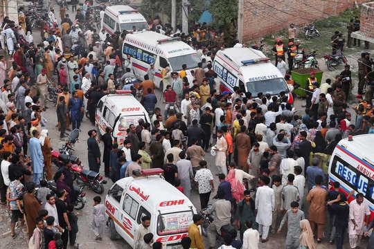 Pakistan: Sập mái trường học, ít nhất 28 người thiệt mạng