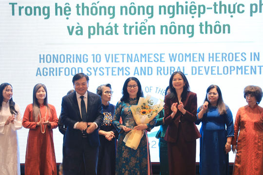 Giám đốc Học viện Nông nghiệp Việt Nam được vinh danh phụ nữ tiêu biểu ngành Nông nghiệp năm 2026