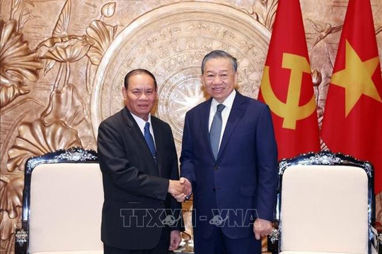 Tổng Bí thư, Chủ tịch nước Tô Lâm: Dành ưu tiên cao nhất cho việc củng cố, phát triển quan hệ Việt Nam - Lào