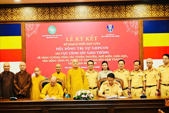 Phát huy vai trò tăng ni, phật tử xây dựng văn hóa giao thông