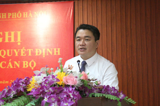 Đồng chí Duy Hoàng Dương là Giám đốc Sở Tư pháp Hà Nội