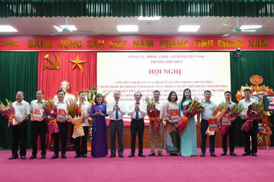 Phường Phú Diễn kiện toàn tổ chức, nâng cao hiệu quả hoạt động