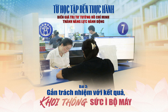 Bài 3: Gắn trách nhiệm với kết quả, khơi thông sức ì bộ máy