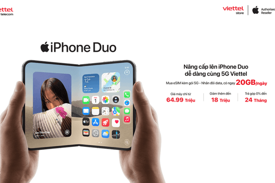 "Duo" đúng nghĩa: Mua eSIM Viettel, nhân đôi data mỗi ngày
