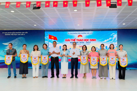 Phường Kim Liên khai mạc Giải Thể thao học sinh năm học 2026-2027