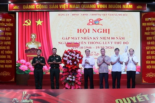 Xã Mỹ Đức kỷ niệm 80 năm Ngày truyền thống Lực lượng vũ trang Thủ đô