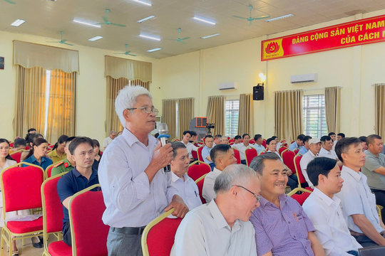 Người dân Hương Sơn kiến nghị nâng cấp hạ tầng, cải thiện môi trường