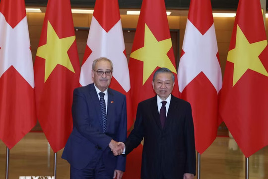 Việt Nam và Thụy Sĩ đã bền bỉ vun đắp tình hữu nghị, củng cố tin cậy chính trị, mở rộng hợp tác