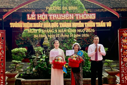 Phường Ba Đình kỷ niệm ngày hóa Đức Thánh Huyền Thiên Trấn Vũ năm 2026