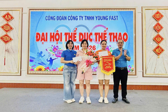 Young Fast tổ chức ngày hội thể thao, gắn kết đoàn viên, người lao động