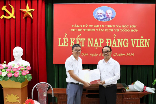 Xã Sóc Sơn: Chủ động tạo nguồn, phát triển đảng viên từ cơ sở