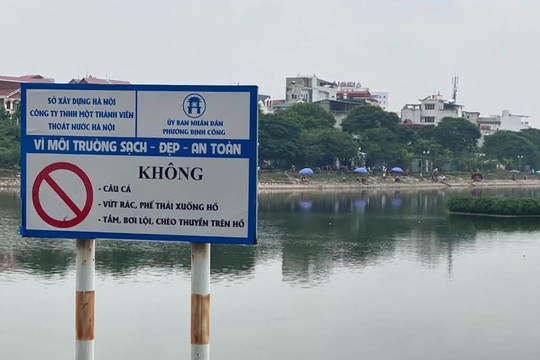 Cảnh báo nguy cơ đuối nước từ vụ 2 người tử vong ở hồ Định Công