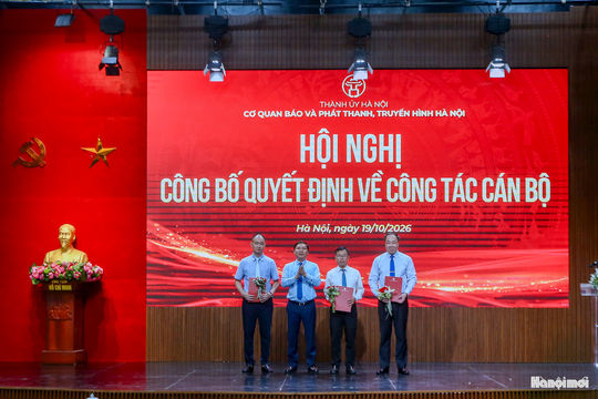 Cơ quan Báo và Phát thanh, Truyền hình Hà Nội kiện toàn tổ chức, cán bộ theo mô hình mới