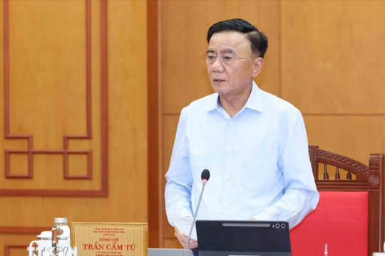Thường trực Ban Bí thư Trần Cẩm Tú yêu cầu khẩn trương kiện toàn bộ máy Học viện Chính trị quốc gia Hồ Chí Minh
