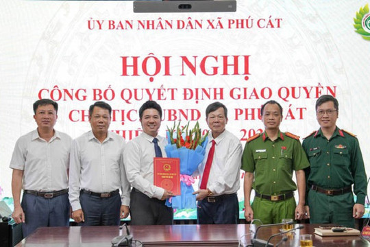 Ông Hoàng Quốc Cường được giao quyền Chủ tịch UBND xã Phú Cát