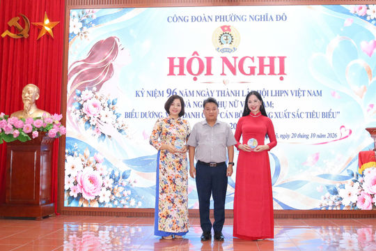 Phường Nghĩa Đô: Tôn vinh những cán bộ nữ công tiêu biểu, sáng tạo