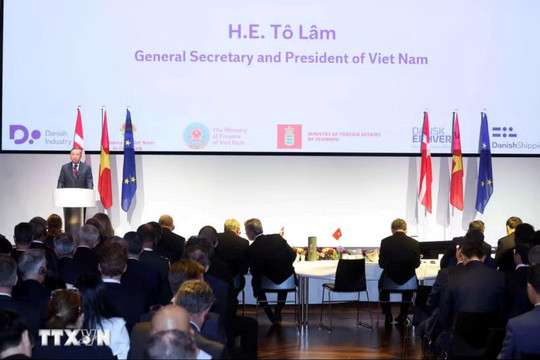 Tổng Bí thư, Chủ tịch nước Tô Lâm đề nghị doanh nghiệp Đan Mạch chuyển từ “đầu tư tại Việt Nam” sang “đầu tư cùng Việt Nam”