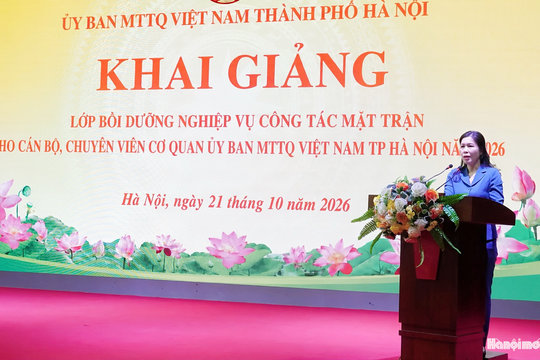 Hà Nội: Đổi mới hoạt động công tác Mặt trận