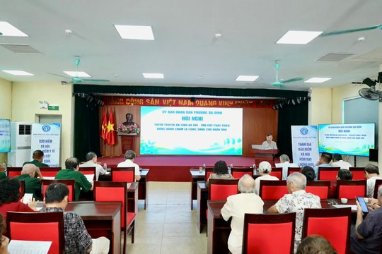 Phường Ba Đình đẩy mạnh tuyên truyền chính sách bảo hiểm xã hội, bảo hiểm y tế