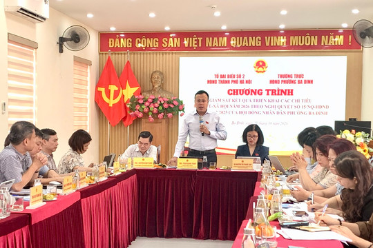 Phường Ba Đình rà soát, tập trung hoàn thành các chỉ tiêu, nhiệm vụ năm 2026