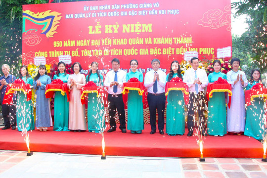 Hoàn thành tu bổ, tôn tạo di tích quốc gia đặc biệt đền Voi Phục