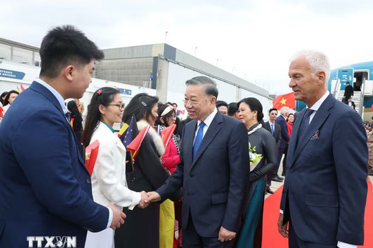 Tổng Bí thư, Chủ tịch nước Tô Lâm bắt đầu thăm chính thức Liên minh châu Âu và Vương quốc Bỉ