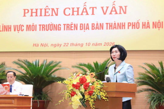 Chủ tịch HĐND thành phố Hà Nội Phùng Thị Hồng Hà: Thẳng thắn, trách nhiệm với công tác vệ sinh môi trường tại Thủ đô
