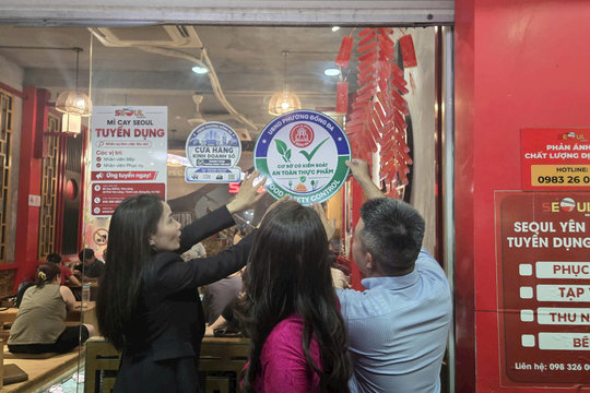 Ra mắt mô hình kinh doanh an toàn thực phẩm, thanh toán không tiền mặt