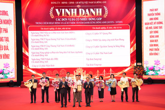 Xã Đông Anh biểu dương các điển hình “Người tốt, việc tốt” năm 2026
