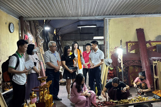 Sơn Đồng phát huy lợi thế làng nghề, phát triển du lịch văn hóa
