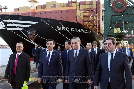 Việt Nam và Bỉ thúc đẩy hợp tác cảng biển, logistics