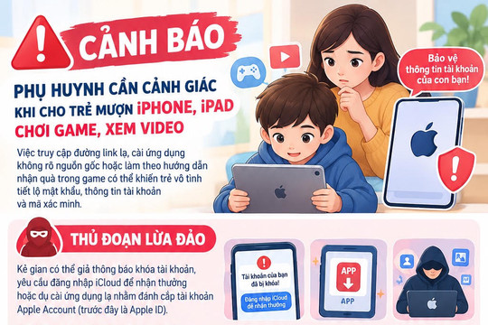 Hệ quả khó lường khi cho con sử dụng điện thoại của cha mẹ
