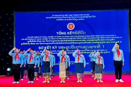 Nâng cao kỹ năng, nghiệp vụ công tác cho cán bộ Thành đoàn Viêng Chăn (Lào)