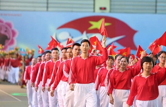 Đoàn Thể thao Hà Nội dự Đại hội Thể thao toàn quốc lần thứ X với 1.243 huấn luyện viên, vận động viên