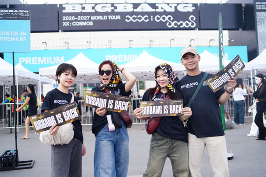 BIGBANG 2026-2027 World Tour tại Hà Nội: Không khí bùng nổ trước giờ "G", lộ diện sân khấu quy mô quốc tế