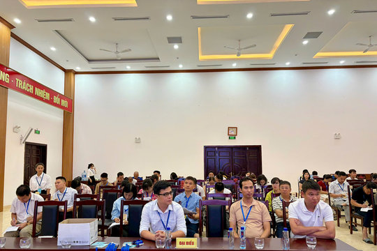Xã Phúc Thịnh đấu giá thành công 29 lô đất X1 tại thôn Đìa