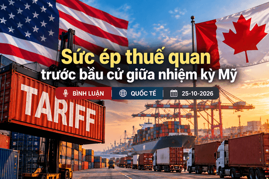 [PODCAST BÌNH LUẬN] Sức ép thuế quan trước bầu cử giữa nhiệm kỳ Mỹ